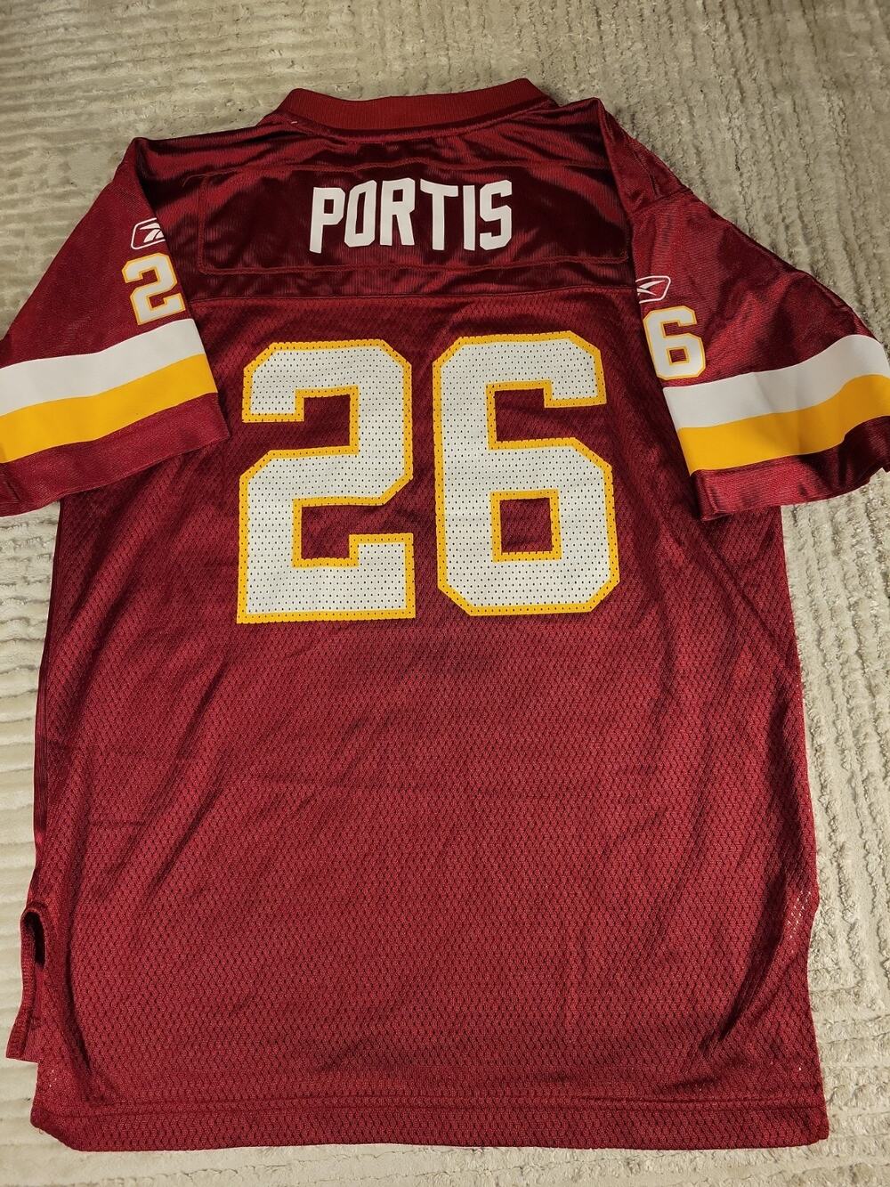 Reebok Clinton Portis Washington Redskins Football Jersey Youth Large 14-16 boys